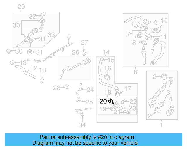 Upper Coupling Retainer Spring 1J0-121-142 - View 190