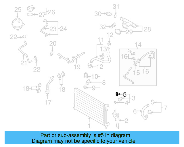 Upper Coupling Retainer Spring 1J0-121-142 - View 65