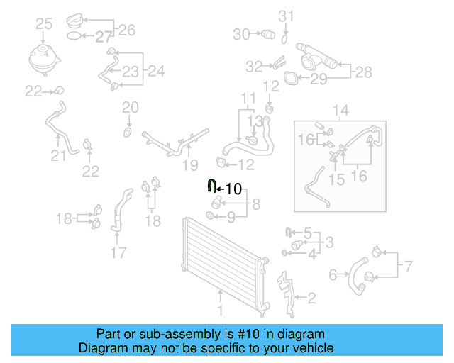 Upper Coupling Retainer Spring 1J0-121-142 - View 66