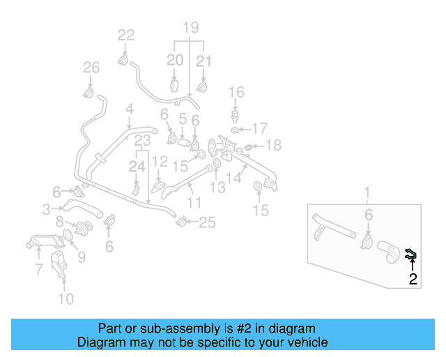 Upper Coupling Retainer Spring 1J0-121-142 - View 74