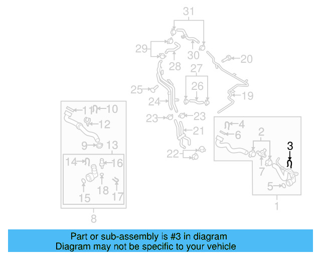 Upper Coupling Retainer Spring 1J0-121-142 - View 77