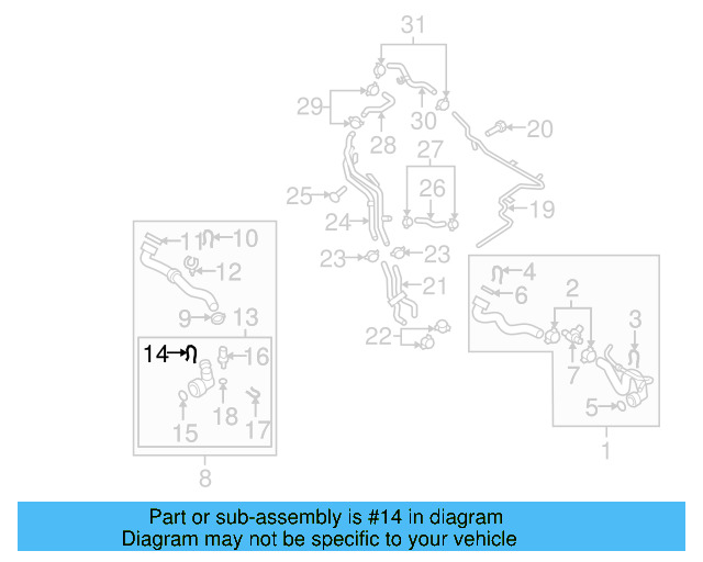 Upper Coupling Retainer Spring 1J0-121-142 - View 79
