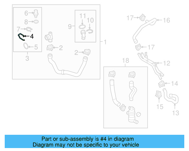 Upper Coupling Retainer Spring 1J0-121-142 - View 80