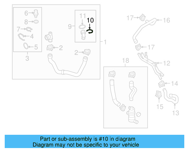 Upper Coupling Retainer Spring 1J0-121-142 - View 81
