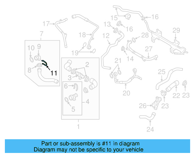 Upper Coupling Retainer Spring 1J0-121-142 - View 239