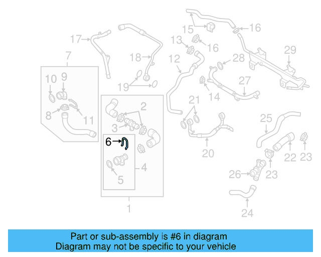 Upper Coupling Retainer Spring 1J0-121-142 - View 238