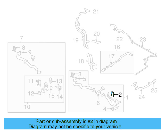Upper Coupling Retainer Spring 1J0-121-142 - View 233
