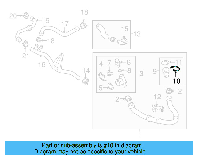 Upper Coupling Retainer Spring 1J0-121-142 - View 86