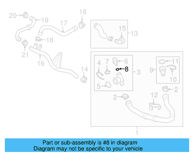 Upper Coupling Retainer Spring 1J0-121-142 - View 87