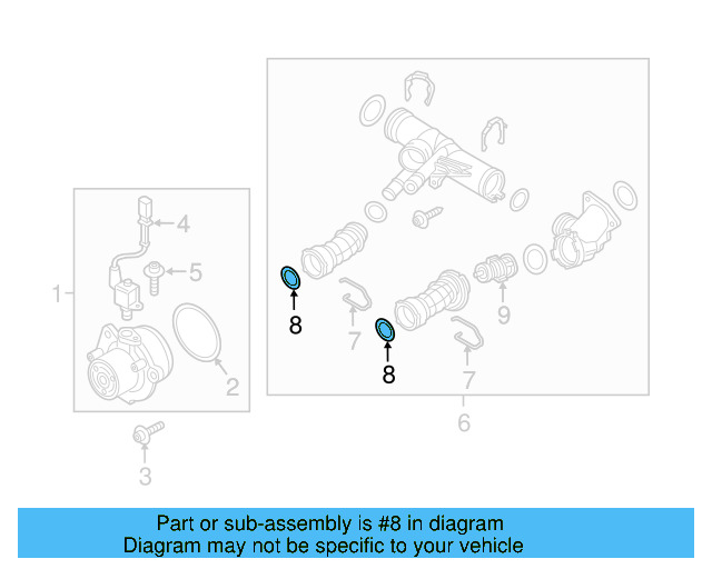 Water Hose Assembly Upper Seal N-907-653-01 - View 35