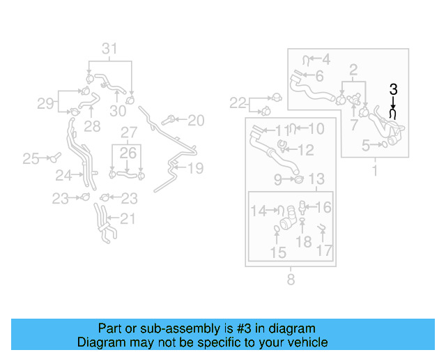 Upper Coupling Retainer Spring 1J0-121-142 - View 236