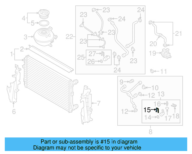 Upper Coupling Retainer Spring 1J0-121-142 - View 98