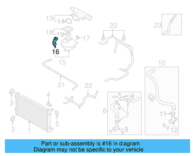 Reservoir Cap 3B0-121-321 - View 2