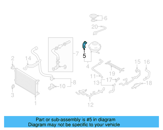 Cap 1J0-121-422 - View 50