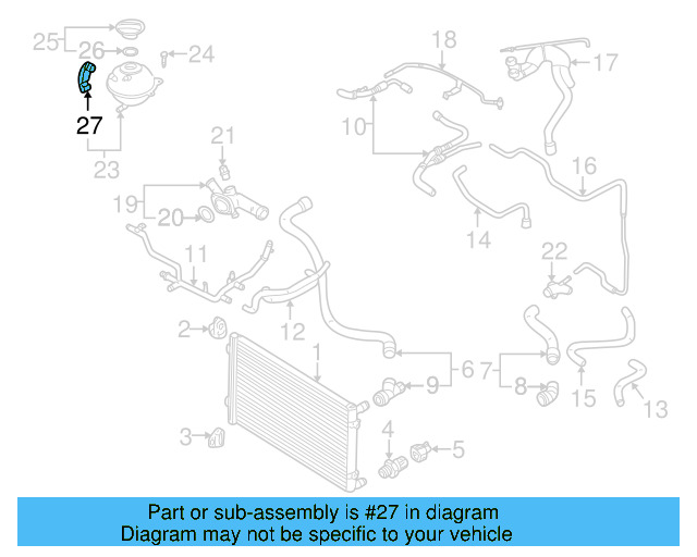 Reservoir Cap 3B0-121-321 - View 114