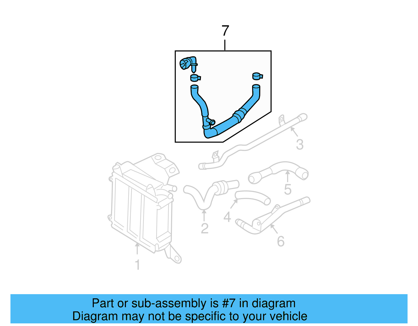 Heater Hose 1J0-122-073-AT