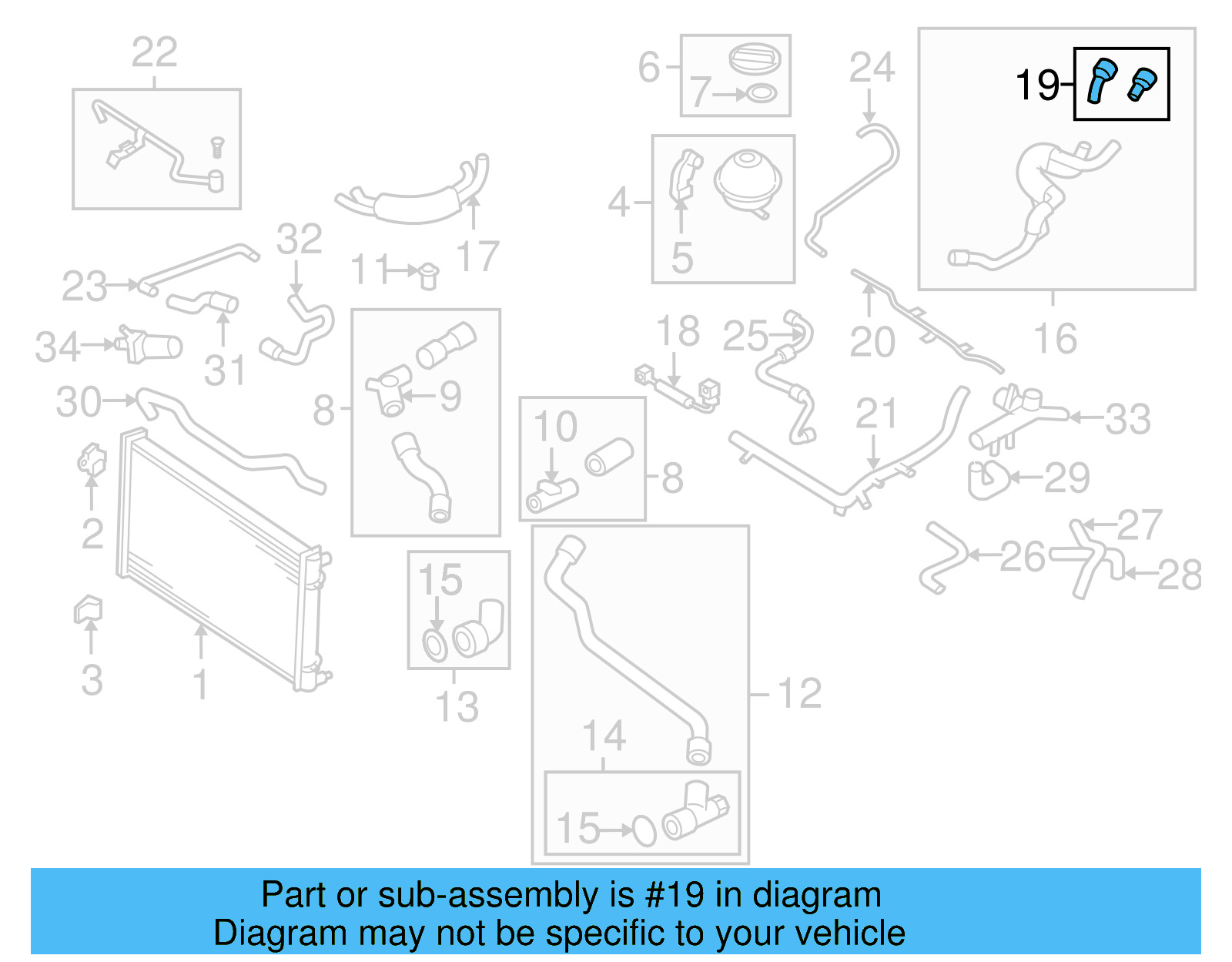 Water Hose Assembly Connector 1J0-122-291-D - View 48