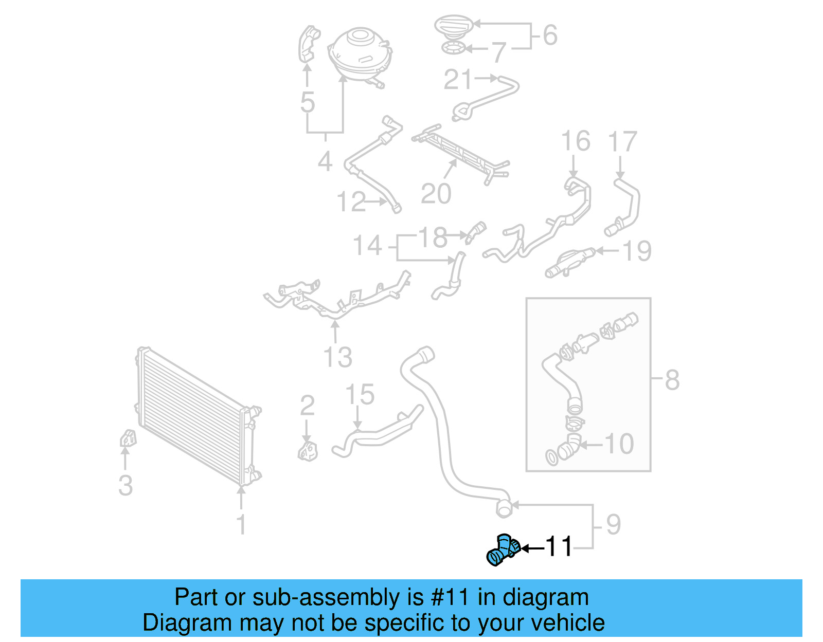 Adapter 1J0-122-291-G - View 27