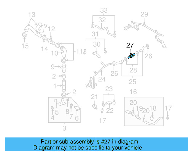 Reservoir Hose Clamp N-906-869-02 - View 95