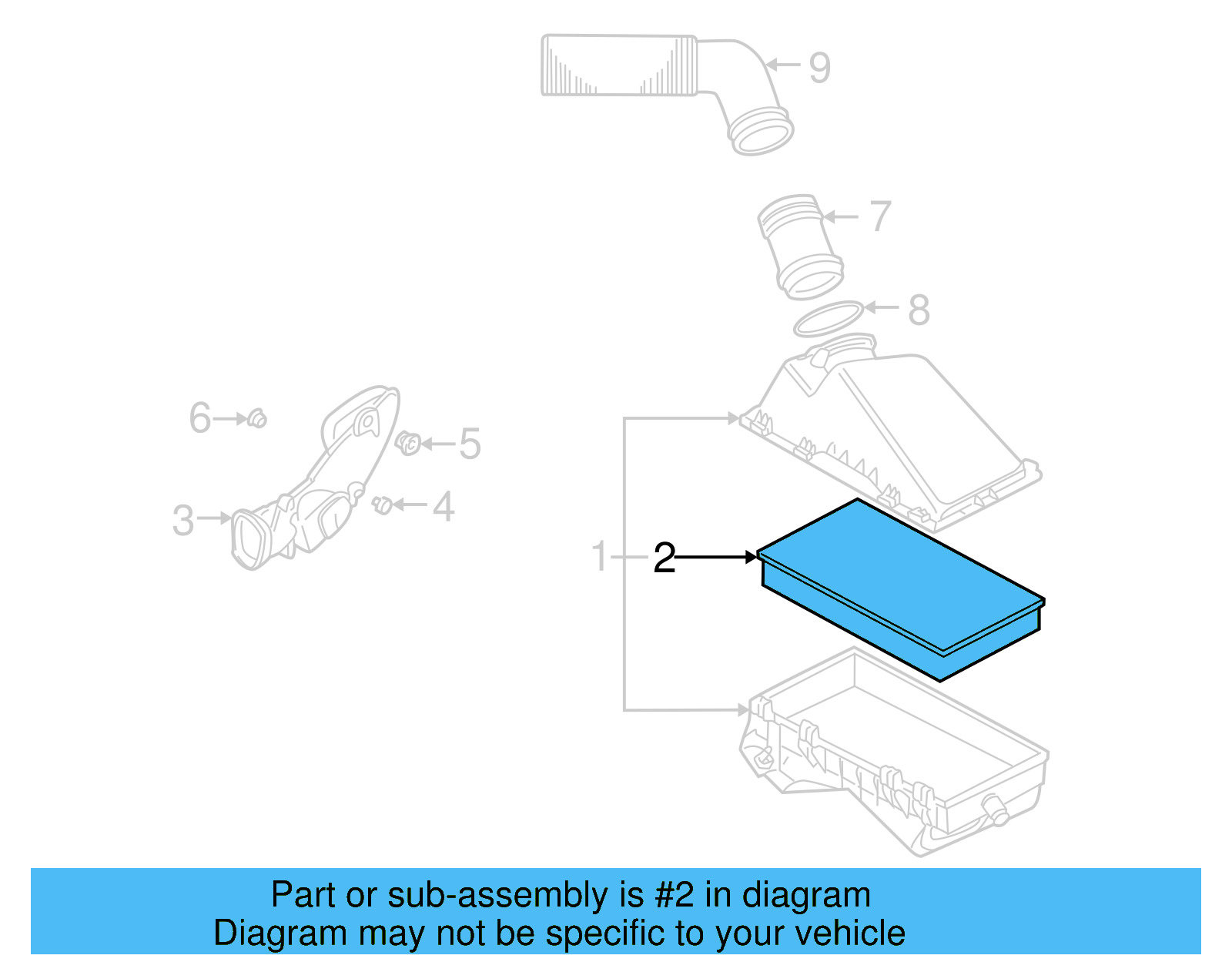 Air Filter 1J0-129-620-A - View 40