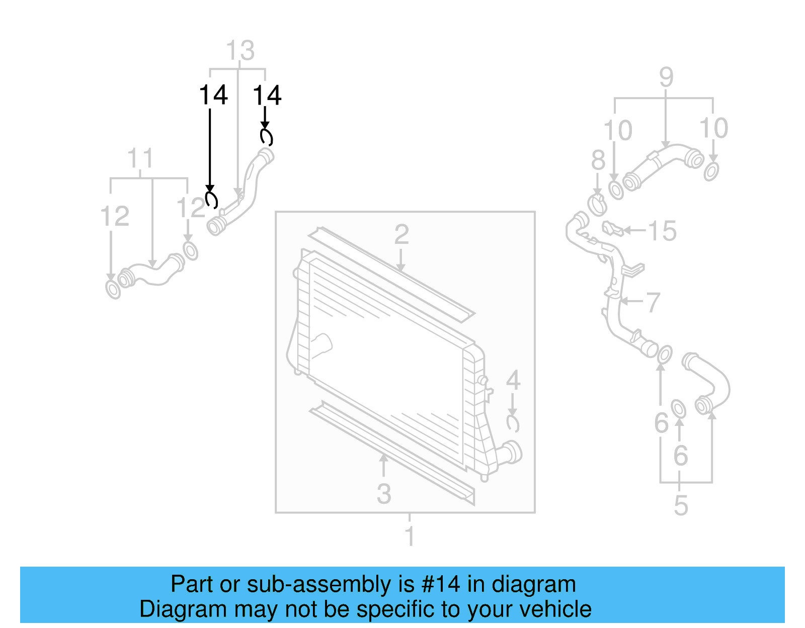 Connector Pipe Retainer Clip 1J0-145-769-B - View 11