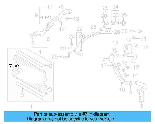Connector Pipe Retainer Clip 1J0-145-769-B