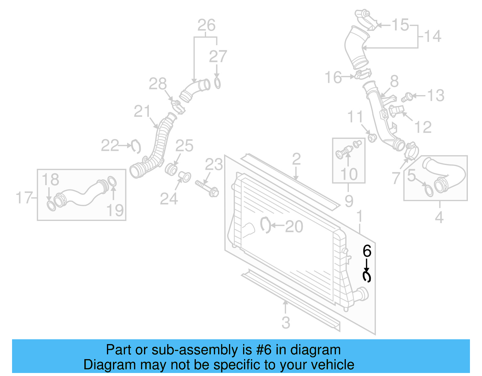 Pressure Hose Retainer Clip 1J0-145-769-H - View 28