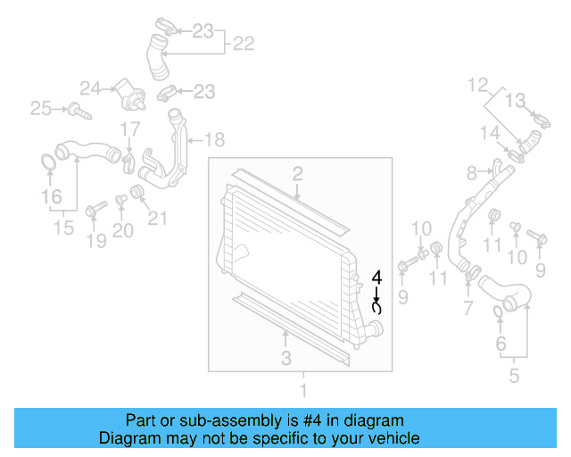 Pressure Hose Retainer Clip 1J0-145-769-H - View 54