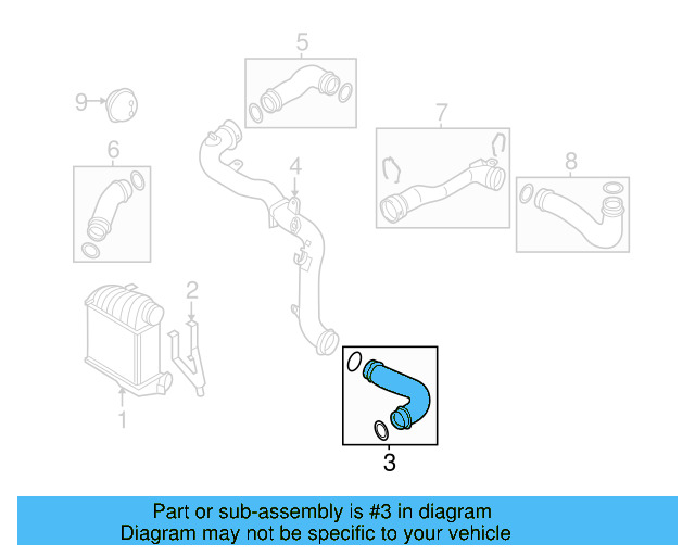 Pressure Hose 1J0-145-834-T - View 28