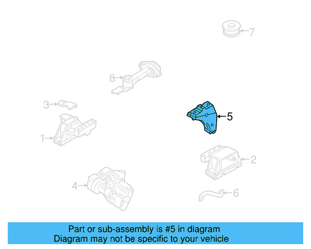 Bracket 1J0-199-117-AK - View 8