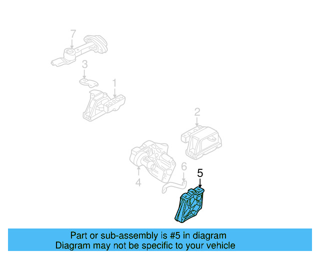 Bracket 1J0-199-117-N - View 7