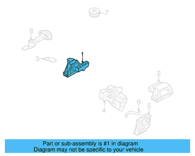 Mount 1J0-199-262-CE - View 8