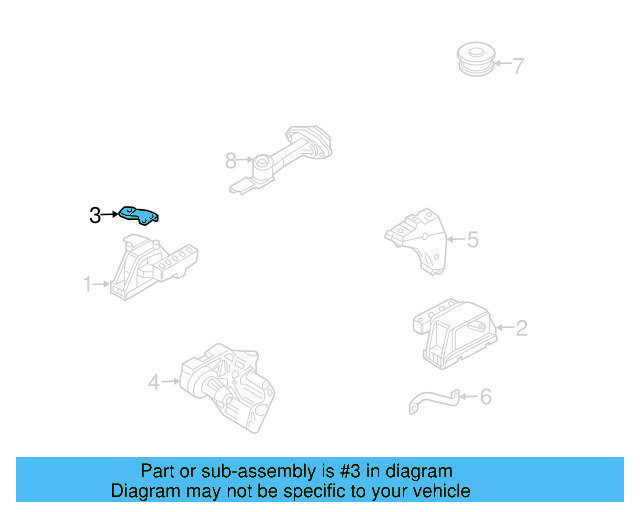 Support 1J0-199-358-A - View 5