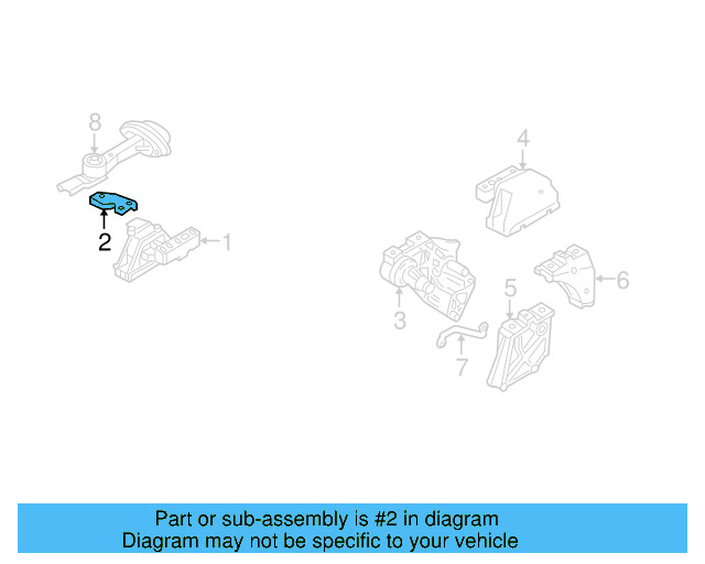 Side Mount Support Plate 1J0-199-358 - View 18