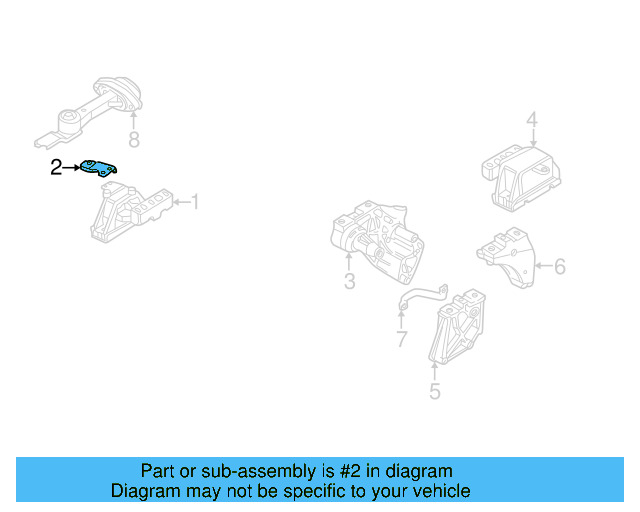 Side Mount Support Plate 1J0-199-358 - View 44