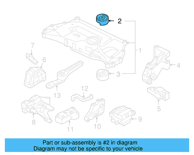 Side Mount Support Plate 1J0-199-358 - View 56