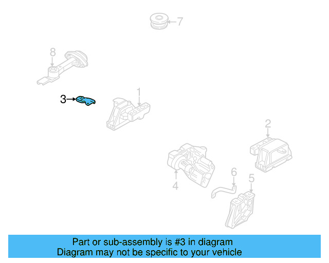 Side Mount Support Plate 1J0-199-358 - View 24