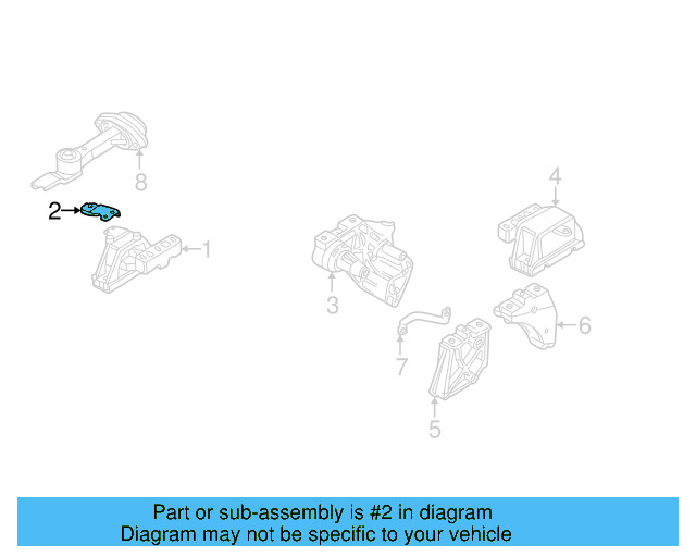 Side Mount Support Plate 1J0-199-358 - View 17