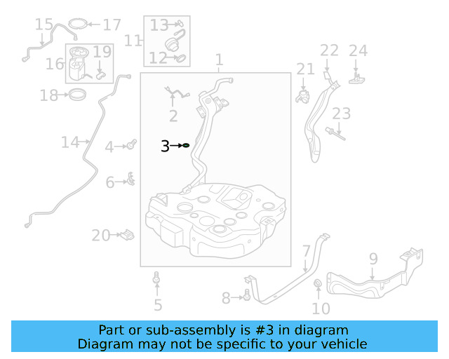 Fuel Tank Upper Bolt N-906-938-04 - View 2