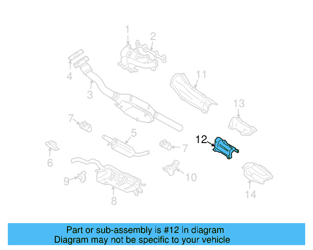 Heat Shield 1J0-804-275-B - View 14