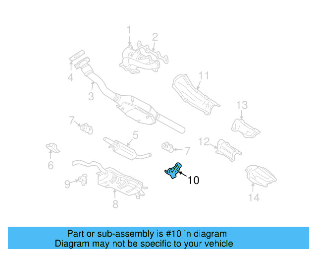 Muffler JZW-253-609-AB - View 7