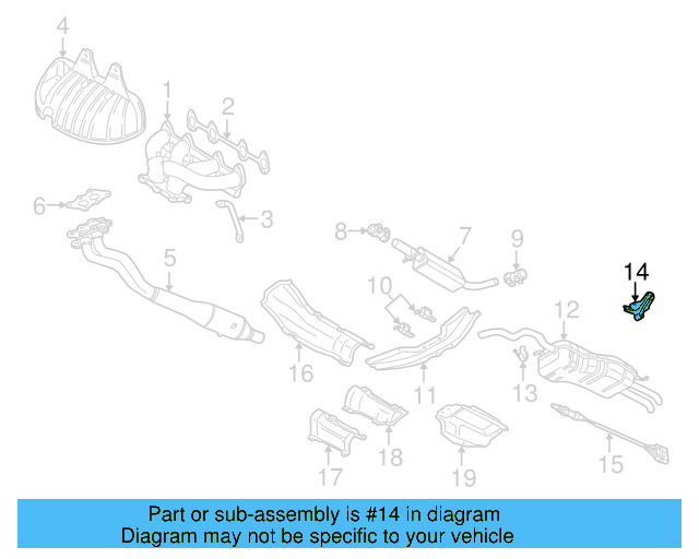Exhaust Muffler Bracket 1J0-253-144-J - View 51