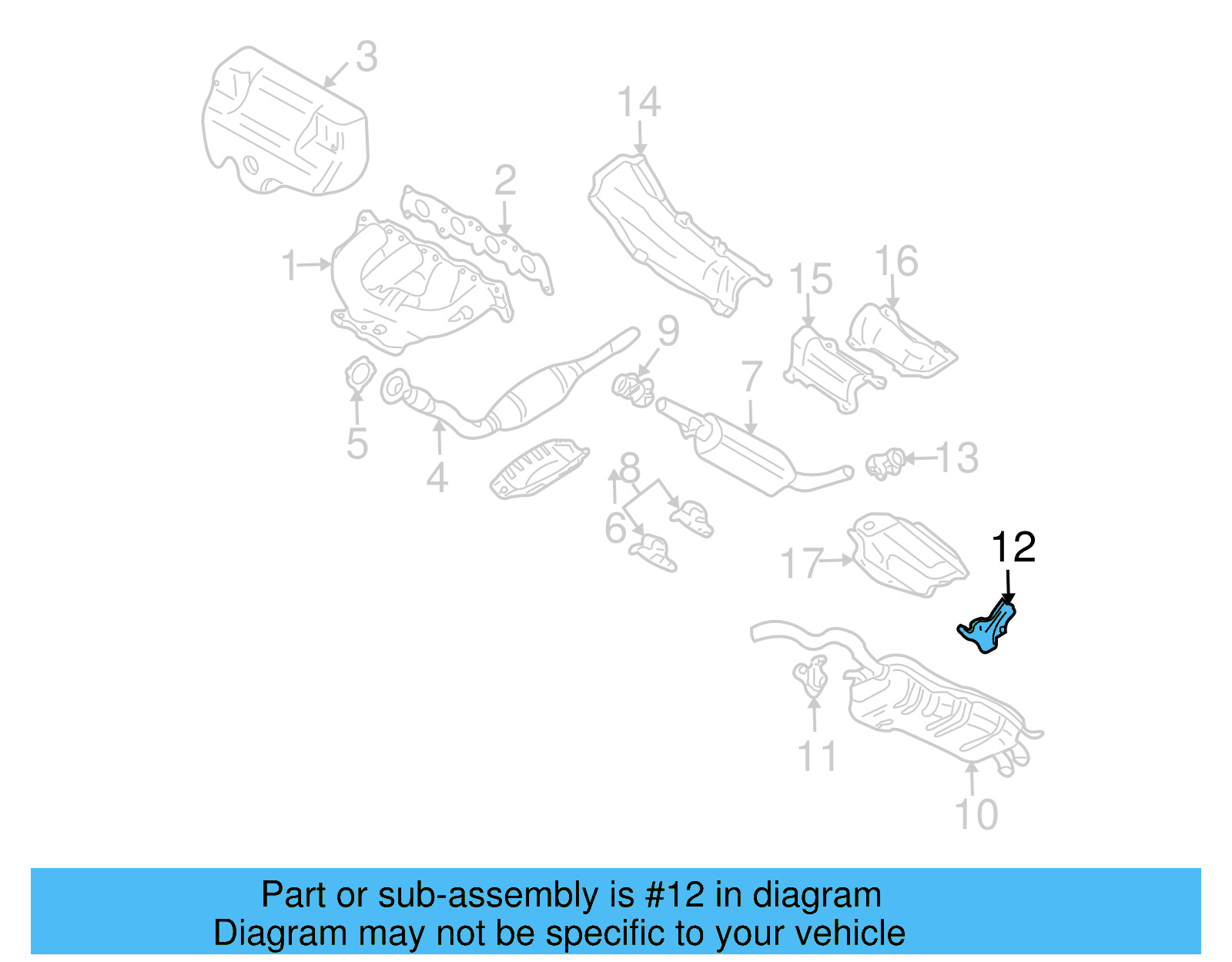 Exhaust Muffler Bracket 1J0-253-144-J - View 26