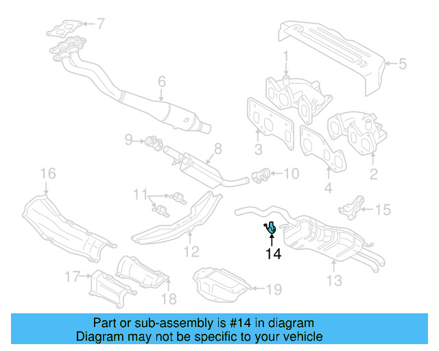 Exhaust Muffler Bracket 1J0-253-144-Q - View 18
