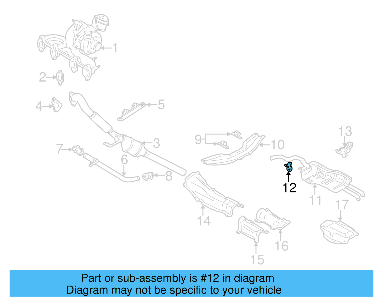 Exhaust Muffler Bracket 1J0-253-144-Q - View 22