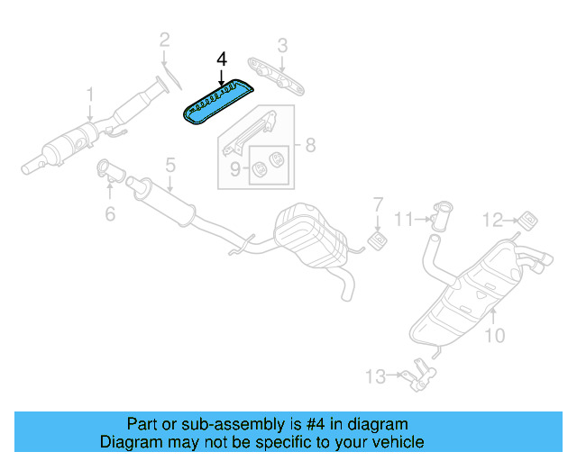 Catalytic Converter Heat Shield 1J0-253-243-AG - View 8
