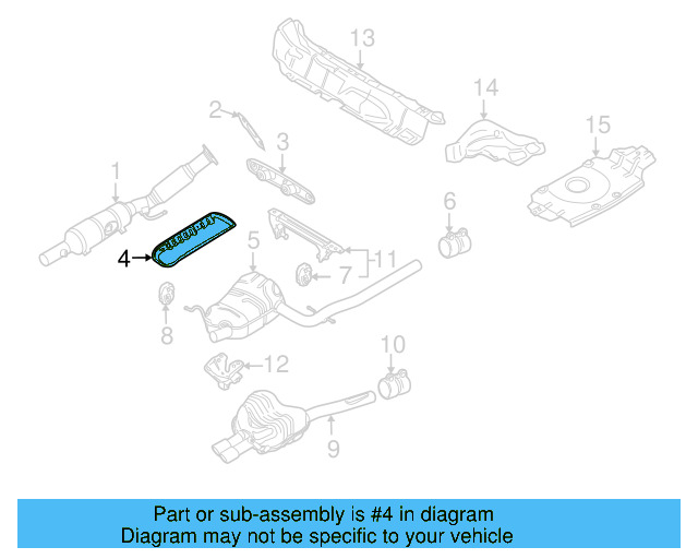 Catalytic Converter Heat Shield 1J0-253-243-AG