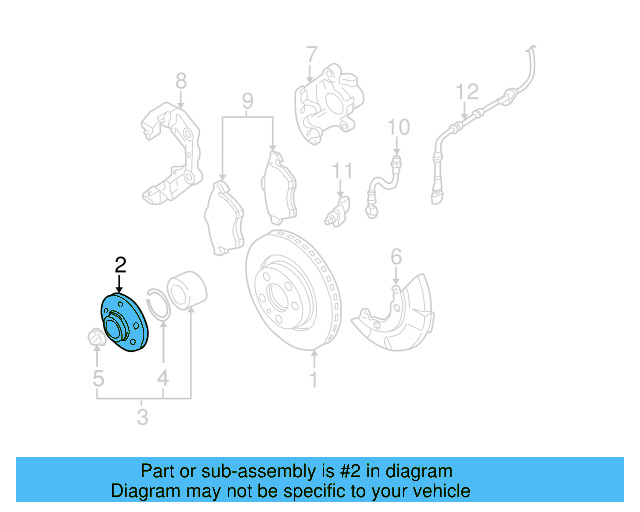 Hub 1J0-407-613-G - View 9