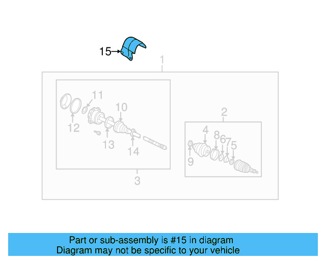 Cv Joint Splash Shield 1J0-407-721-C - View 59
