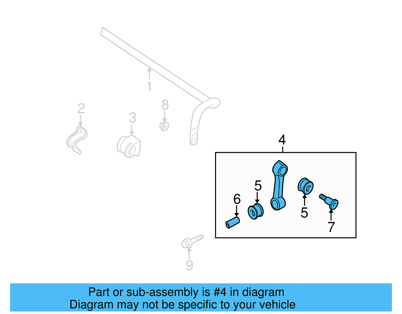 Stabilizer Link 1J0-411-315-J - View 4